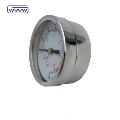 শুষ্ক ব্যবহার তেল ব্যাক মাউন্ট চাপ মাপকাঠি 160 Psi বায়ু 60mm এসএস চাপ মাপকাঠি