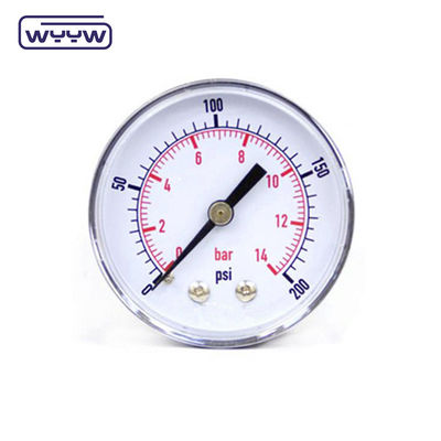 শুকনো স্টেইনলেস স্টীল চাপ মিটার 60 মিমি Manometer চাপ মাপক