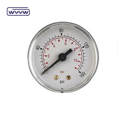 শুকনো স্টেইনলেস স্টীল চাপ মিটার 60 মিমি Manometer চাপ মাপক