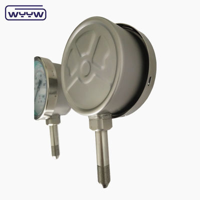 উচ্চ চাপ তেল Psi 1000 বার বুম স্প্রেয়ার চাপ মাপক Manometer