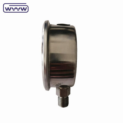 2.5&quot; এসএস304 তেল ভরা উচ্চ চাপ গেইজ Psi 2.5% 1.6% নির্ভুলতা