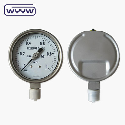 2.5&quot; এসএস304 তেল ভরা উচ্চ চাপ গেইজ Psi 2.5% 1.6% নির্ভুলতা
