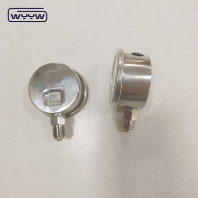 তরল ভরা চাপ পরিমাপ 50mm নীচে 1/4 &quot;Npt OEM চাপ মিটার
