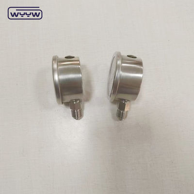 তরল ভরা চাপ পরিমাপ 50mm নীচে 1/4 &quot;Npt OEM চাপ মিটার