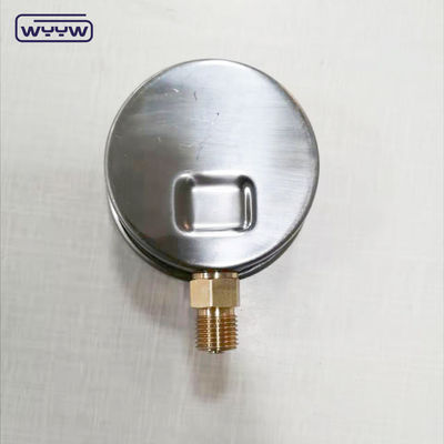 কাস্টমাইজড স্টেইনলেস স্টীল Manometer Bourdon চাপ গেইজ ব্রাস থ্রেড