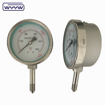 শিল্প তরল ভরাট চাপ গ্যাজেট 63mm 100mm 150mm বিকল্প