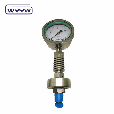 কাস্টমাইজড চাপ পরিসীমা উচ্চ তাপমাত্রা Manometer জন্য 0-200 °C তাপমাত্রা পরিমাপ নিয়ন্ত্রণ