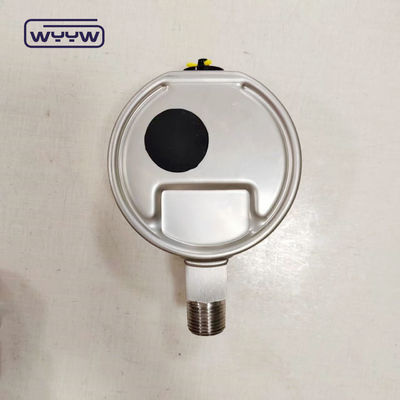বেয়নেট Ss304 কেস ss316 থ্রেড গ্লিসারিন ভর্তি নিরাপত্তা গ্লাস সমন্বয় পয়েন্টার সহ চাপ গেজ
