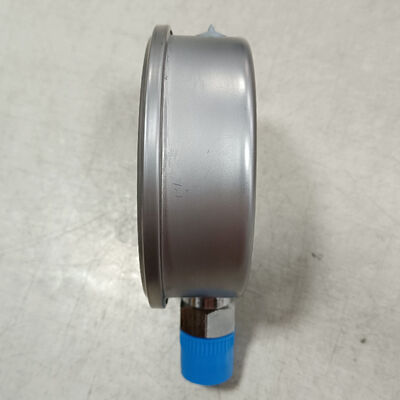 4-ইঞ্চি 100মিমি তরলপূর্ণ হাইড্রোলিক চাপমাপক যন্ত্র, 0-2.5MPa/0-25kgf/cm² পরিমাপ সীমা এবং শক প্রতিরোধী ডিজাইন