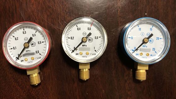 গ্যাস সিস্টেমের জন্য 0-25MPa পরিসীমা এবং উচ্চ-নির্ভুলতা সার্টিফিকেশন সহ 2-ইঞ্চি (50 মিমি) গ্যাস টেস্ট প্রেসারমিটার