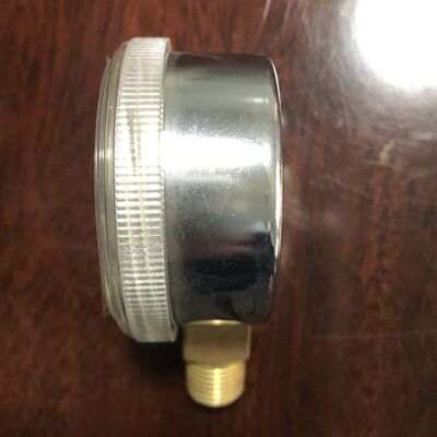 ২ ইঞ্চি অক্সিজেন প্রেসারমিটার 0-4000 পিএসআই রেঞ্জের সাথে প্রাকৃতিক এবং এলপিজি গ্যাস অ্যাপ্লিকেশনগুলির জন্য অক্সিজেন-নিরাপদ শংসাপত্রপ্রাপ্ত