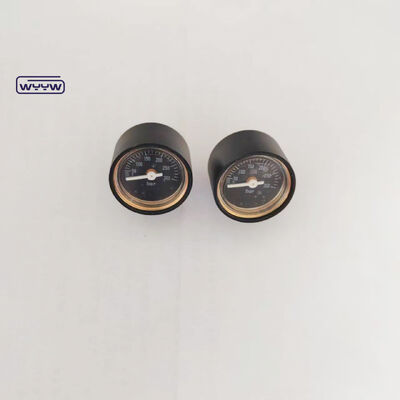 এয়ার বন্দুকের জন্য 30 মিমি 300 বার স্টিলের কেস মিনি চাপ মাপক ম্যানোমিটার